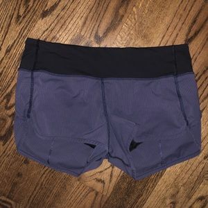 Lululemon speed shorts